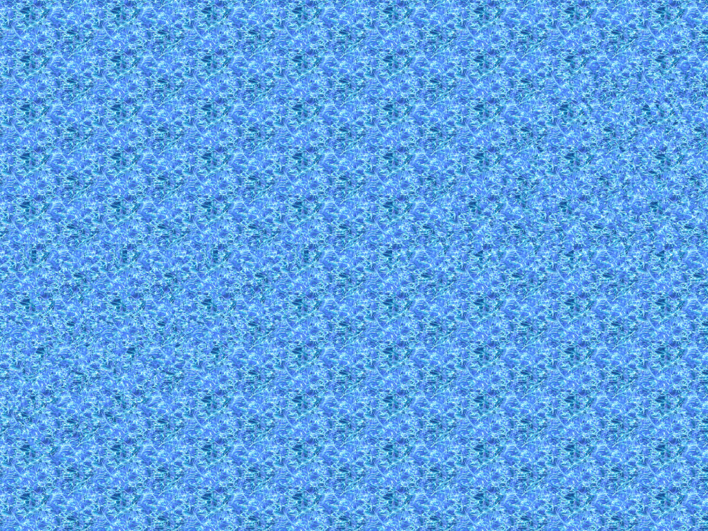 A blue background with many small flowers.