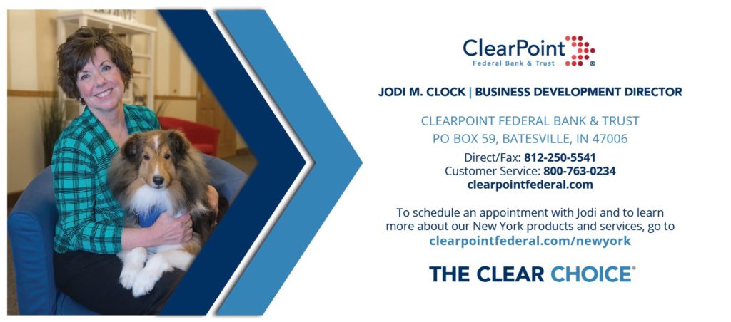 A picture of jodi m. Clock, business development manager for clearpoint federal credit union